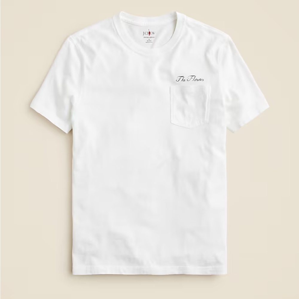 J. Crew White Men's Floral Graphic Shirt
